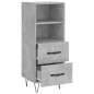 vidaXL Sideboard Betongrau 34,5x34x90 cm Holzwerkstoff vidaXL Sideboard Betongrau 34,5x34x90 cm Holzwerkstoff