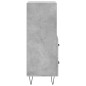 vidaXL Sideboard Betongrau 34,5x34x90 cm Holzwerkstoff vidaXL Sideboard Betongrau 34,5x34x90 cm Holzwerkstoff