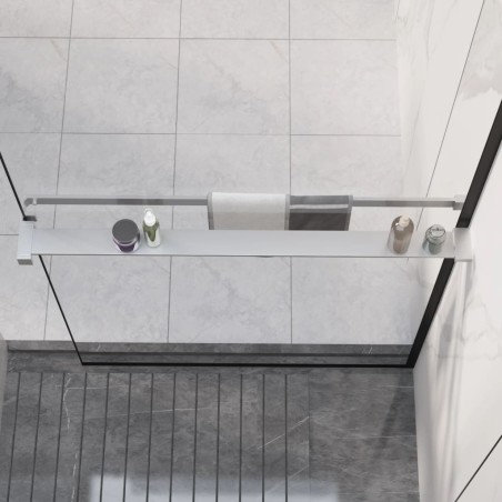 vidaXL Duschablage für Begehbare Dusche Chrom 90 cm Aluminium