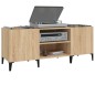 vidaXL Plattenschrank Sonoma-Eiche 121x38x48 cm Holzwerkstoff