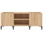 vidaXL Plattenschrank Sonoma-Eiche 121x38x48 cm Holzwerkstoff