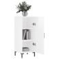 vidaXL Sideboard Hochglanz-Weiß 34,5x34x90 cm Holzwerkstoff vidaXL Sideboard Hochglanz-Weiß 34,5x34x90 cm Holzwerkstoff