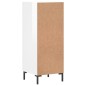 vidaXL Sideboard Hochglanz-Weiß 34,5x34x90 cm Holzwerkstoff vidaXL Sideboard Hochglanz-Weiß 34,5x34x90 cm Holzwerkstoff