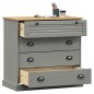 vidaXL Kommode VIGO 80x40x76 cm Massivholz Kiefer vidaXL Kommode VIGO 80x40x76 cm Massivholz Kiefer