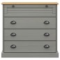 vidaXL Kommode VIGO 80x40x76 cm Massivholz Kiefer vidaXL Kommode VIGO 80x40x76 cm Massivholz Kiefer