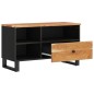 vidaXL TV-Schrank 80x33x46 cm Massivholz Akazie und Holzwerkstoff vidaXL TV-Schrank 80x33x46 cm Massivholz Akazie und Holzwerkstoff