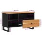 vidaXL TV-Schrank 80x33x46 cm Massivholz Akazie und Holzwerkstoff vidaXL TV-Schrank 80x33x46 cm Massivholz Akazie und Holzwerkstoff