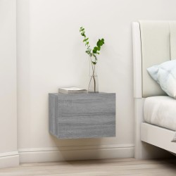 vidaXL Nachttisch Grau Sonoma 40x30x30 cm Holzwerkstoff