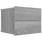 vidaXL Nachttisch Grau Sonoma 40x30x30 cm Holzwerkstoff vidaXL Nachttisch Grau Sonoma 40x30x30 cm Holzwerkstoff