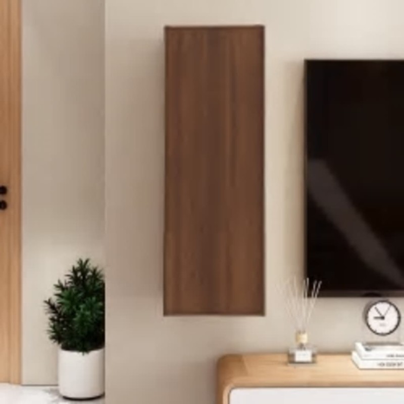 vidaXL TV-Schrank Braun Eichen-Optik 30,5x30x90 cm Holzwerkstoff vidaXL TV-Schrank Braun Eichen-Optik 30,5x30x90 cm Holzwerkstoff