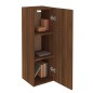 vidaXL TV-Schrank Braun Eichen-Optik 30,5x30x90 cm Holzwerkstoff vidaXL TV-Schrank Braun Eichen-Optik 30,5x30x90 cm Holzwerkstoff