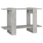 vidaXL Bücherregal/Raumteiler Betongrau 80x30x51 cm vidaXL Bücherregal/Raumteiler Betongrau 80x30x51 cm