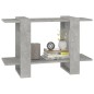 vidaXL Bücherregal/Raumteiler Betongrau 80x30x51 cm vidaXL Bücherregal/Raumteiler Betongrau 80x30x51 cm