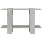 vidaXL Bücherregal/Raumteiler Betongrau 80x30x51 cm vidaXL Bücherregal/Raumteiler Betongrau 80x30x51 cm