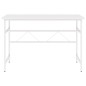 vidaXL Computertisch Weiß 105x55x72 cm MDF und Metall vidaXL Computertisch Weiß 105x55x72 cm MDF und Metall