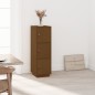 vidaXL Highboard Honigbraun 34x40x108,5 cm Massivholz Kiefer vidaXL Highboard Honigbraun 34x40x108,5 cm Massivholz Kiefer