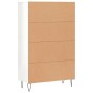 vidaXL Highboard Hochglanz-Weiß 69,5x31x115 cm Holzwerkstoff vidaXL Highboard Hochglanz-Weiß 69,5x31x115 cm Holzwerkstoff