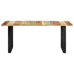 vidaXL Esstisch 180x90x76 cm Altholz Massiv