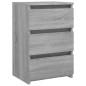 vidaXL Nachttische 2 Stk. Grau Sonoma 40x35x62,5 cm Holzwerkstoff vidaXL Nachttische 2 Stk. Grau Sonoma 40x35x62,5 cm Holzwerkstoff