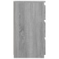 vidaXL Nachttische 2 Stk. Grau Sonoma 40x35x62,5 cm Holzwerkstoff vidaXL Nachttische 2 Stk. Grau Sonoma 40x35x62,5 cm Holzwerkstoff