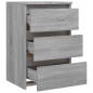 vidaXL Nachttische 2 Stk. Grau Sonoma 40x35x62,5 cm Holzwerkstoff vidaXL Nachttische 2 Stk. Grau Sonoma 40x35x62,5 cm Holzwerkstoff