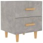 vidaXL Nachttisch Betongrau 40x35x47,5 cm vidaXL Nachttisch Betongrau 40x35x47,5 cm