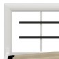 vidaXL Bettgestell Weiß und Schwarz Metall 100 × 200 cm vidaXL Bettgestell Weiß und Schwarz Metall 100 × 200 cm