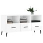 vidaXL TV-Schrank Hochglanz-Weiß 102x36x50 cm Holzwerkstoff vidaXL TV-Schrank Hochglanz-Weiß 102x36x50 cm Holzwerkstoff