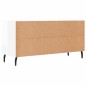 vidaXL TV-Schrank Hochglanz-Weiß 102x36x50 cm Holzwerkstoff vidaXL TV-Schrank Hochglanz-Weiß 102x36x50 cm Holzwerkstoff