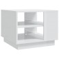 vidaXL Couchtisch Hochglanz-Weiß 55x55x43 cm Holzwerkstoff vidaXL Couchtisch Hochglanz-Weiß 55x55x43 cm Holzwerkstoff