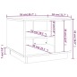 vidaXL Couchtisch Hochglanz-Weiß 55x55x43 cm Holzwerkstoff vidaXL Couchtisch Hochglanz-Weiß 55x55x43 cm Holzwerkstoff