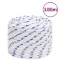 vidaXL Bootsseil Weiß 18 mm 100 m Polypropylen vidaXL Bootsseil Weiß 18 mm 100 m Polypropylen
