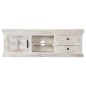 vidaXL TV-Schrank Weiß 120x30x40 cm Massivholz Mango vidaXL TV-Schrank Weiß 120x30x40 cm Massivholz Mango