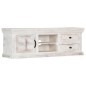 vidaXL TV-Schrank Weiß 120x30x40 cm Massivholz Mango vidaXL TV-Schrank Weiß 120x30x40 cm Massivholz Mango