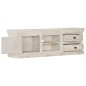 vidaXL TV-Schrank Weiß 120x30x40 cm Massivholz Mango vidaXL TV-Schrank Weiß 120x30x40 cm Massivholz Mango