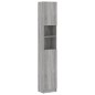 vidaXL Badezimmerschrank Grau Sonoma 32x25,5x190 cm Holzwerkstoff vidaXL Badezimmerschrank Grau Sonoma 32x25,5x190 cm Holzwerkstoff