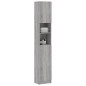 vidaXL Badezimmerschrank Grau Sonoma 32x25,5x190 cm Holzwerkstoff vidaXL Badezimmerschrank Grau Sonoma 32x25,5x190 cm Holzwerkstoff