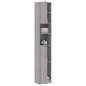 vidaXL Badezimmerschrank Grau Sonoma 32x25,5x190 cm Holzwerkstoff vidaXL Badezimmerschrank Grau Sonoma 32x25,5x190 cm Holzwerkstoff