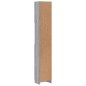vidaXL Badezimmerschrank Grau Sonoma 32x25,5x190 cm Holzwerkstoff vidaXL Badezimmerschrank Grau Sonoma 32x25,5x190 cm Holzwerkstoff