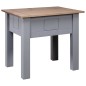 vidaXL Nachttisch Grau 50,5x50,5x52,5 cm Panama-Kiefer vidaXL Nachttisch Grau 50,5x50,5x52,5 cm Panama-Kiefer