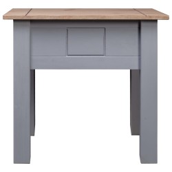 vidaXL Nachttisch Grau 50,5x50,5x52,5 cm Panama-Kiefer