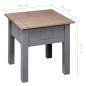 vidaXL Nachttisch Grau 50,5x50,5x52,5 cm Panama-Kiefer vidaXL Nachttisch Grau 50,5x50,5x52,5 cm Panama-Kiefer