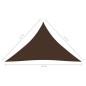 vidaXL Sonnensegel Oxford-Gewebe Dreieckig 3,5x3,5x4,9 m Braun vidaXL Sonnensegel Oxford-Gewebe Dreieckig 3,5x3,5x4,9 m Braun