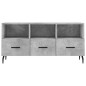 vidaXL TV-Schrank Betongrau 102x36x50 cm Holzwerkstoff vidaXL TV-Schrank Betongrau 102x36x50 cm Holzwerkstoff