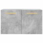vidaXL Wandschrank Betongrau 60x36,5x35 cm Holzwerkstoff vidaXL Wandschrank Betongrau 60x36,5x35 cm Holzwerkstoff