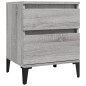 vidaXL Nachttisch Grau Sonoma 40x35x50 cm vidaXL Nachttisch Grau Sonoma 40x35x50 cm