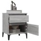 vidaXL Nachttisch Grau Sonoma 40x35x50 cm vidaXL Nachttisch Grau Sonoma 40x35x50 cm