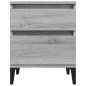 vidaXL Nachttisch Grau Sonoma 40x35x50 cm vidaXL Nachttisch Grau Sonoma 40x35x50 cm