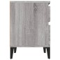 vidaXL Nachttisch Grau Sonoma 40x35x50 cm vidaXL Nachttisch Grau Sonoma 40x35x50 cm
