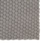 vidaXL Teppich Rechteckig Grau 80x160 cm Baumwolle vidaXL Teppich Rechteckig Grau 80x160 cm Baumwolle